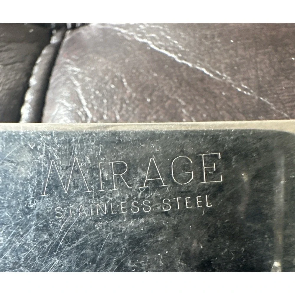 Mirage by Robinson‎ Stainless Steel Acrylic Handles Serving Set 2 Pieces